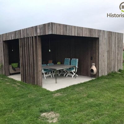 poolhouse oud hout