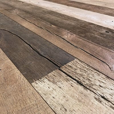 Engineered old oak flooring