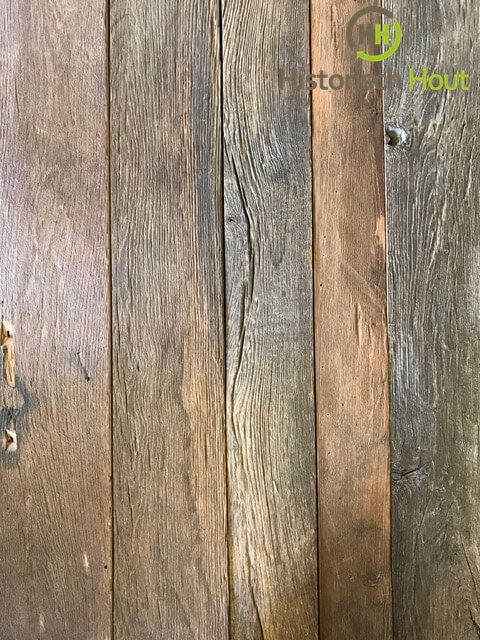 Brushed old oak wagon boards