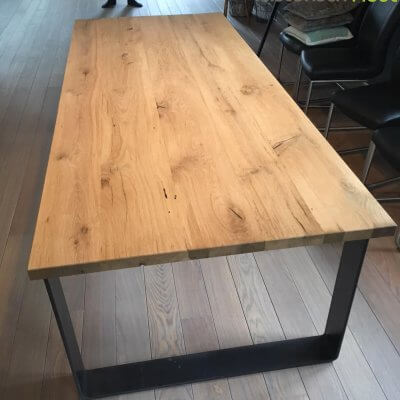 Old oak tabletop