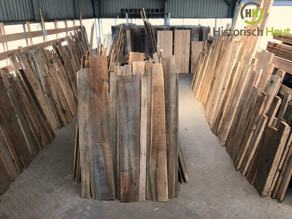 oude eiken planken en barnwood