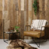 Wooden wall cladding