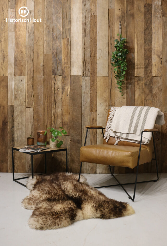 Wooden wall cladding 