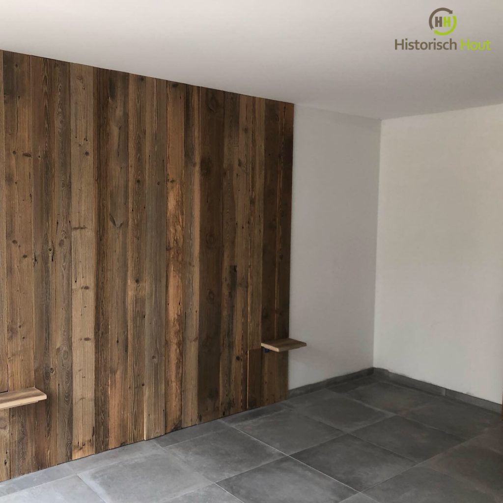 barnwood grenen wandbekleding