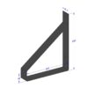 Shelf carrier triangle