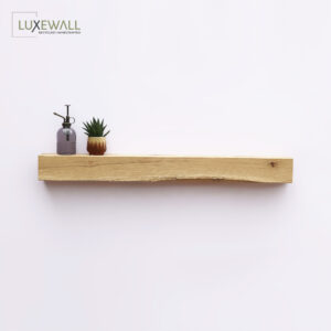 Wooden wall shelf