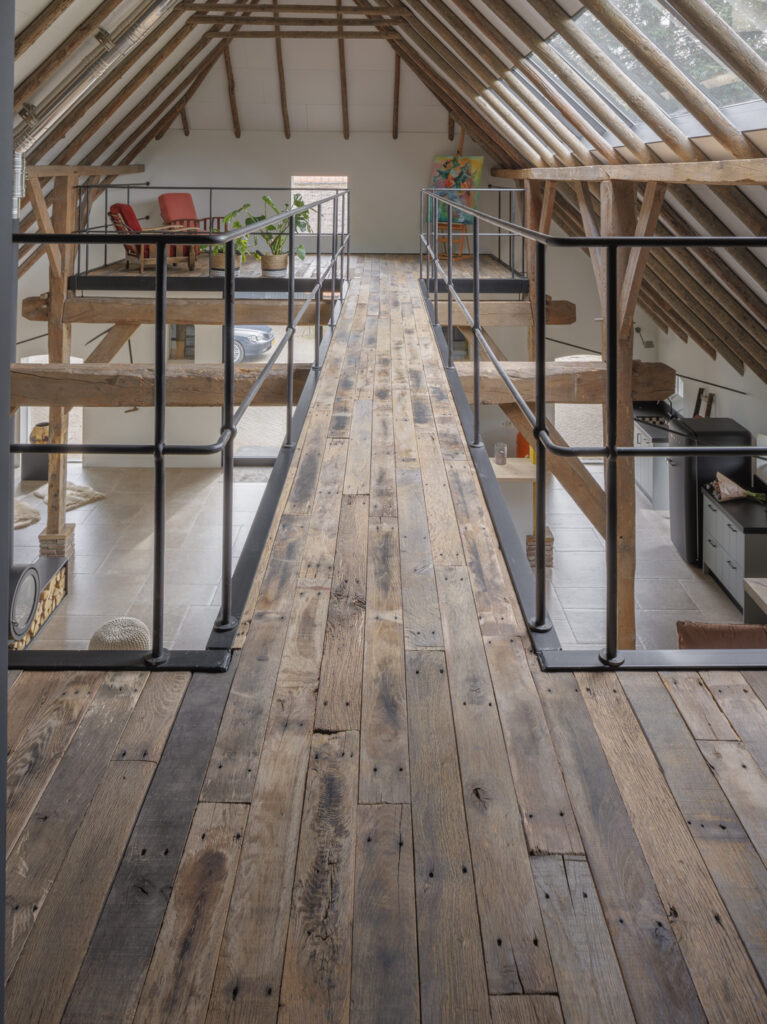 Barnwood vloer