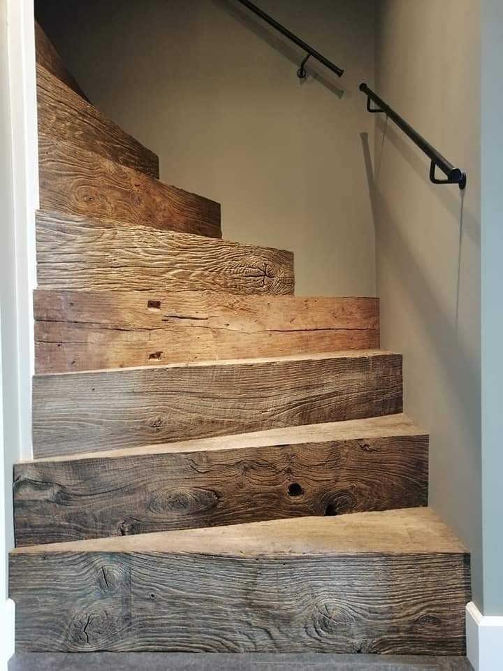 stairs of old wood