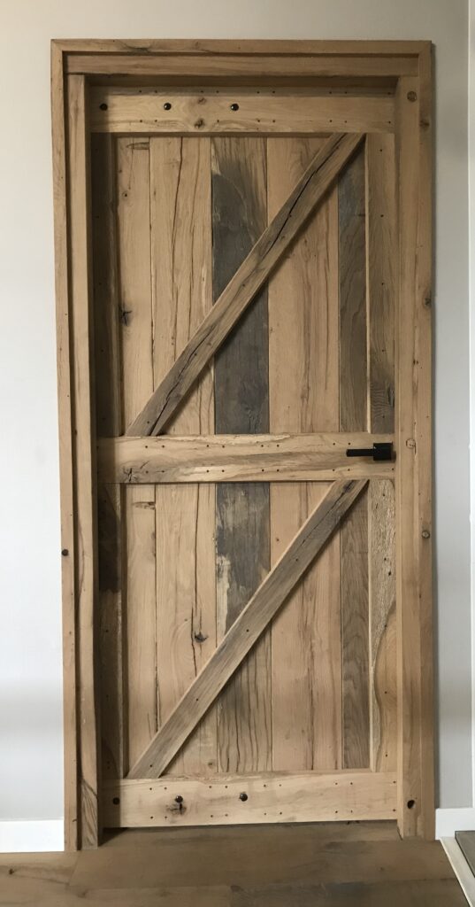 raised oak door