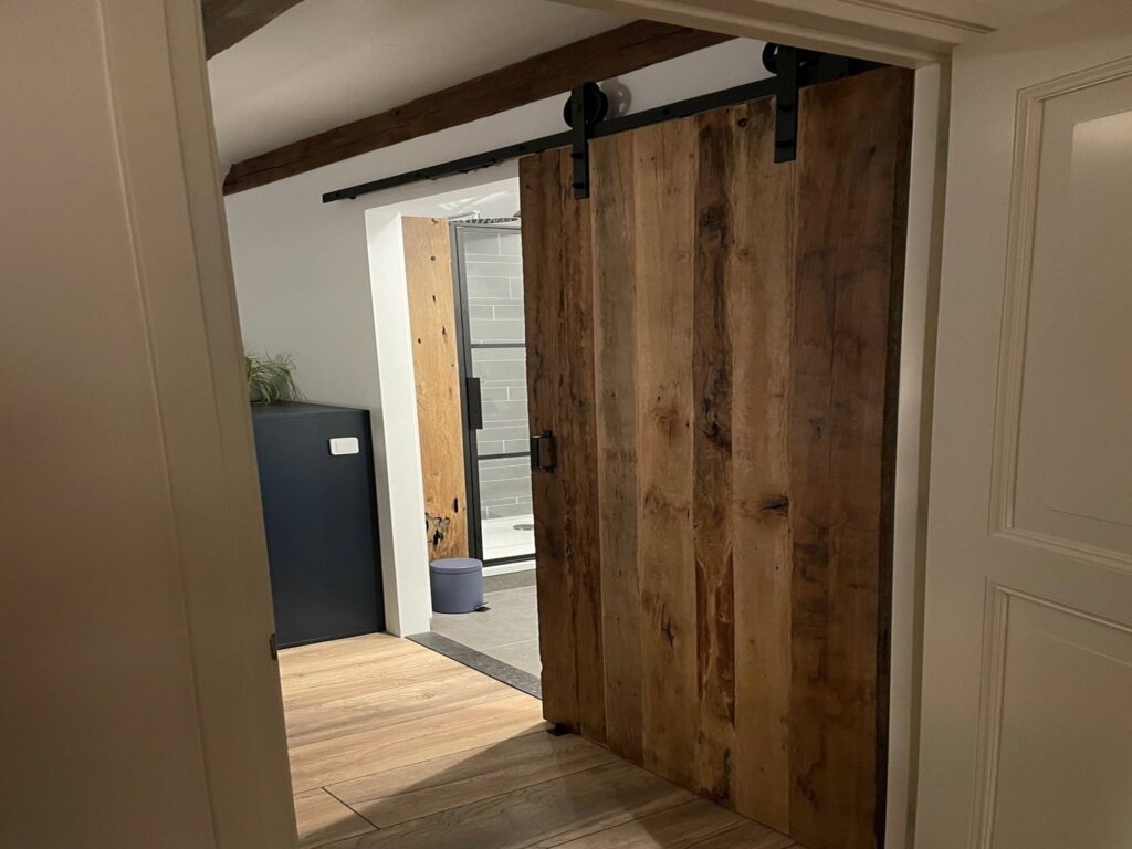wood loft door