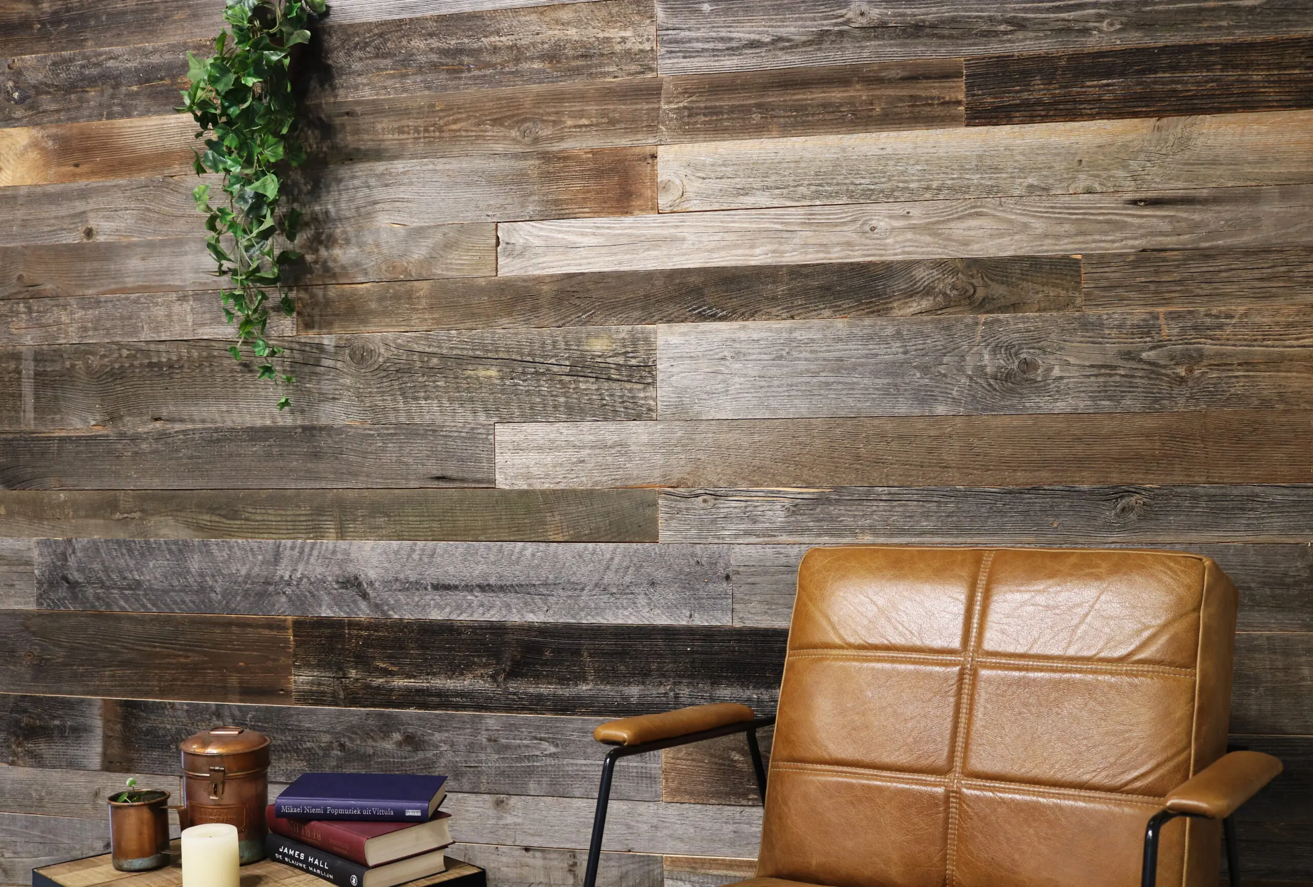 wall covering alpine wood