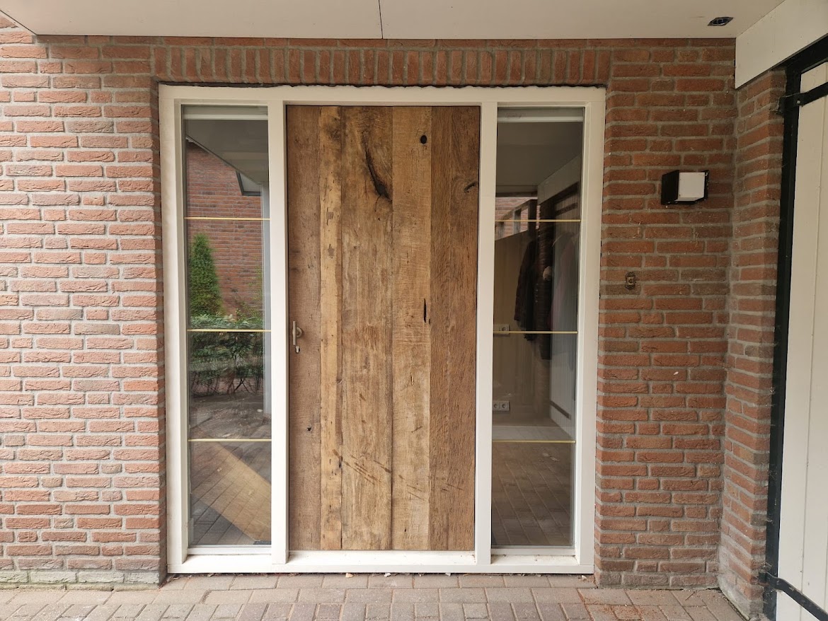 eikenhouten voordeur