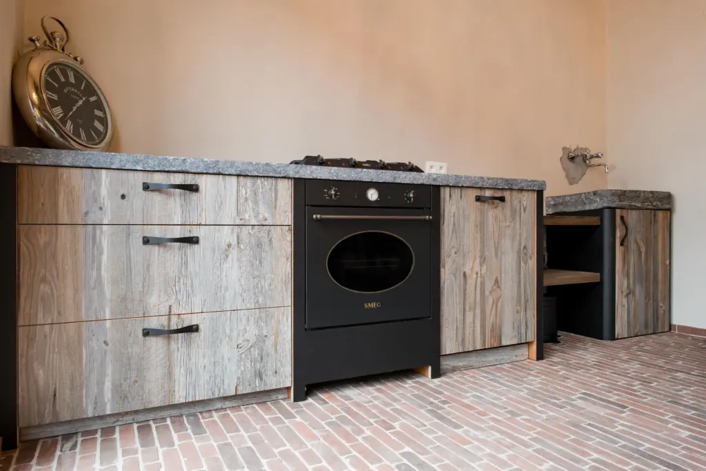 Grenen barnwood keukenfronten