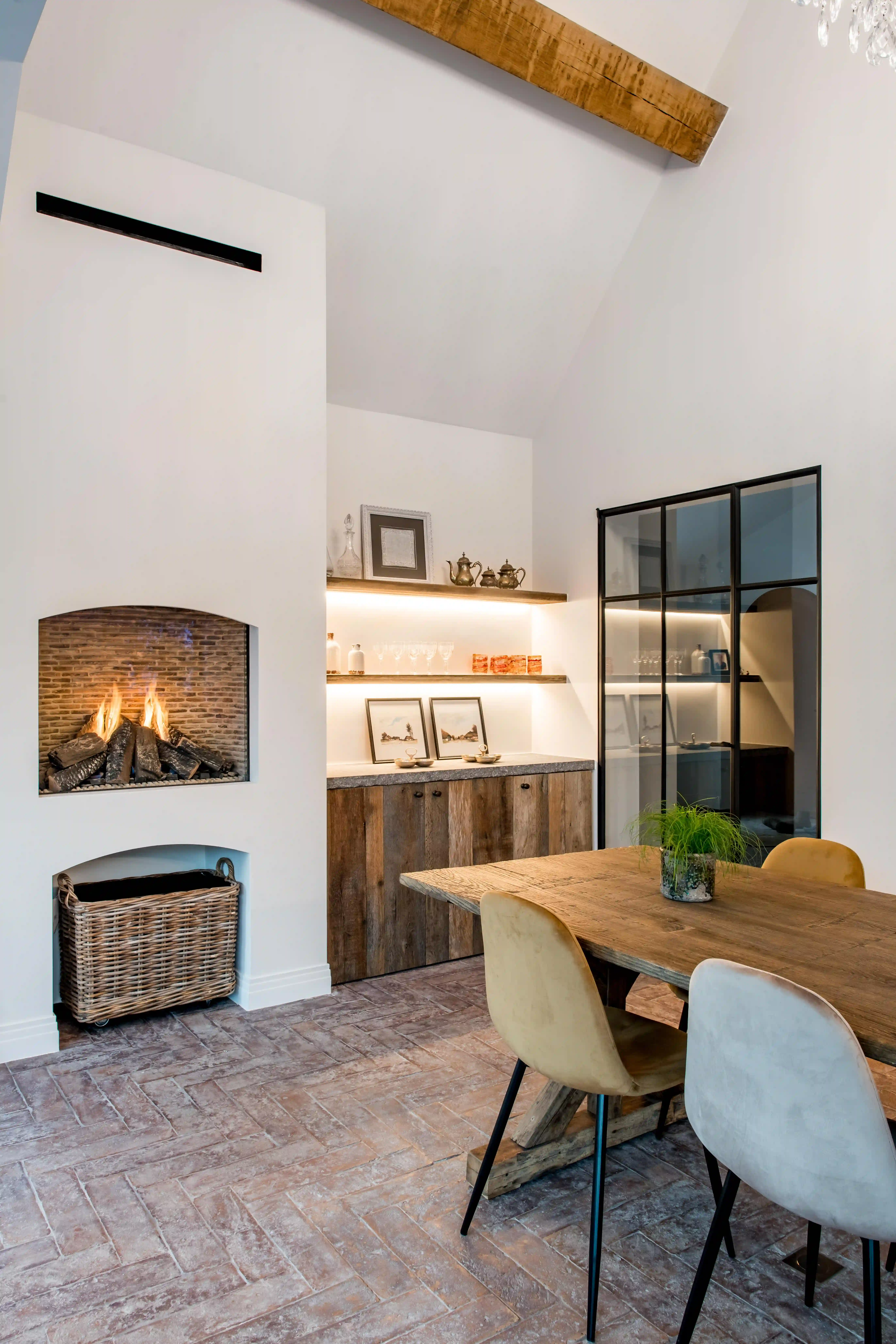 Oud eiken interieur