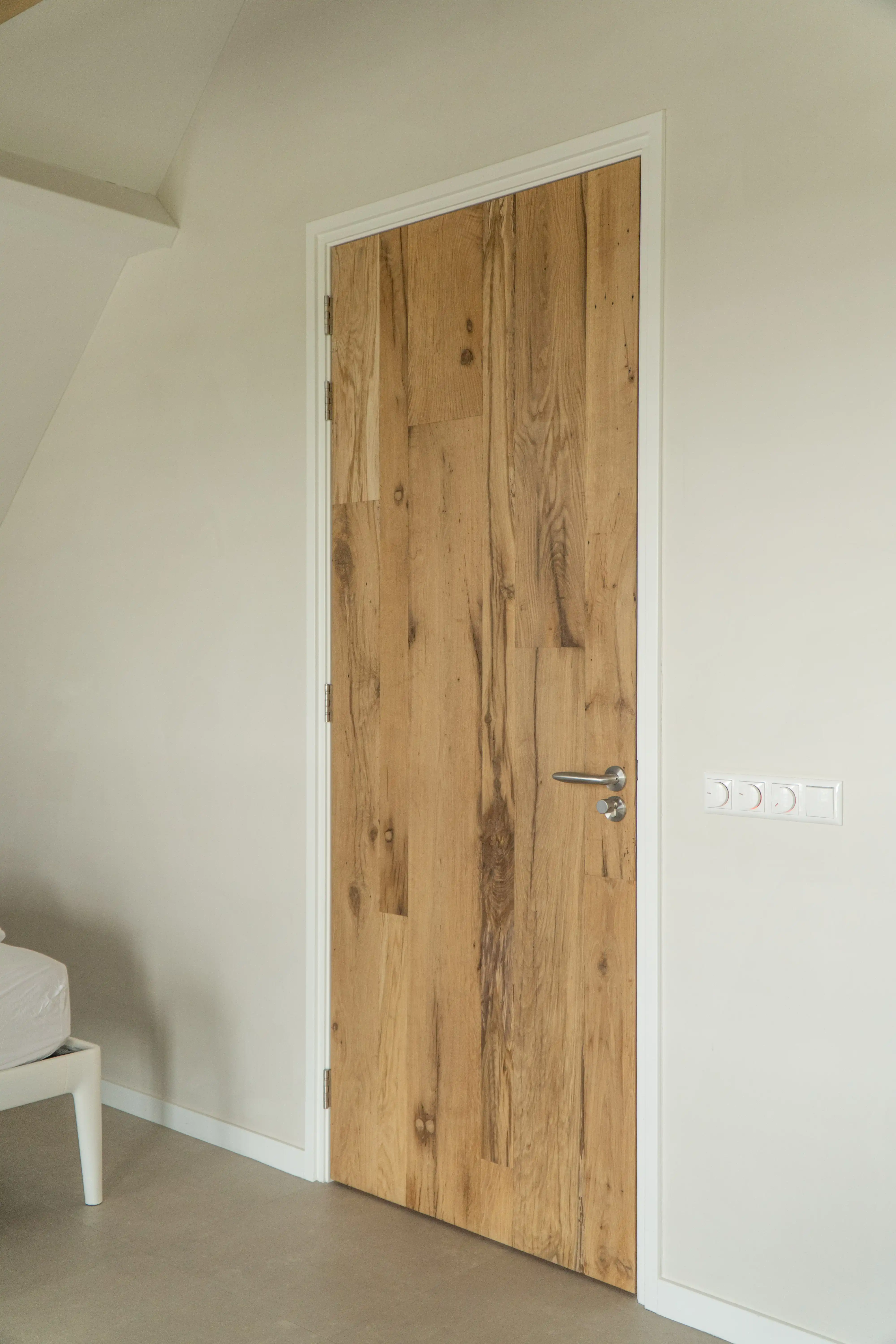 Barnwood deur van eiken hout