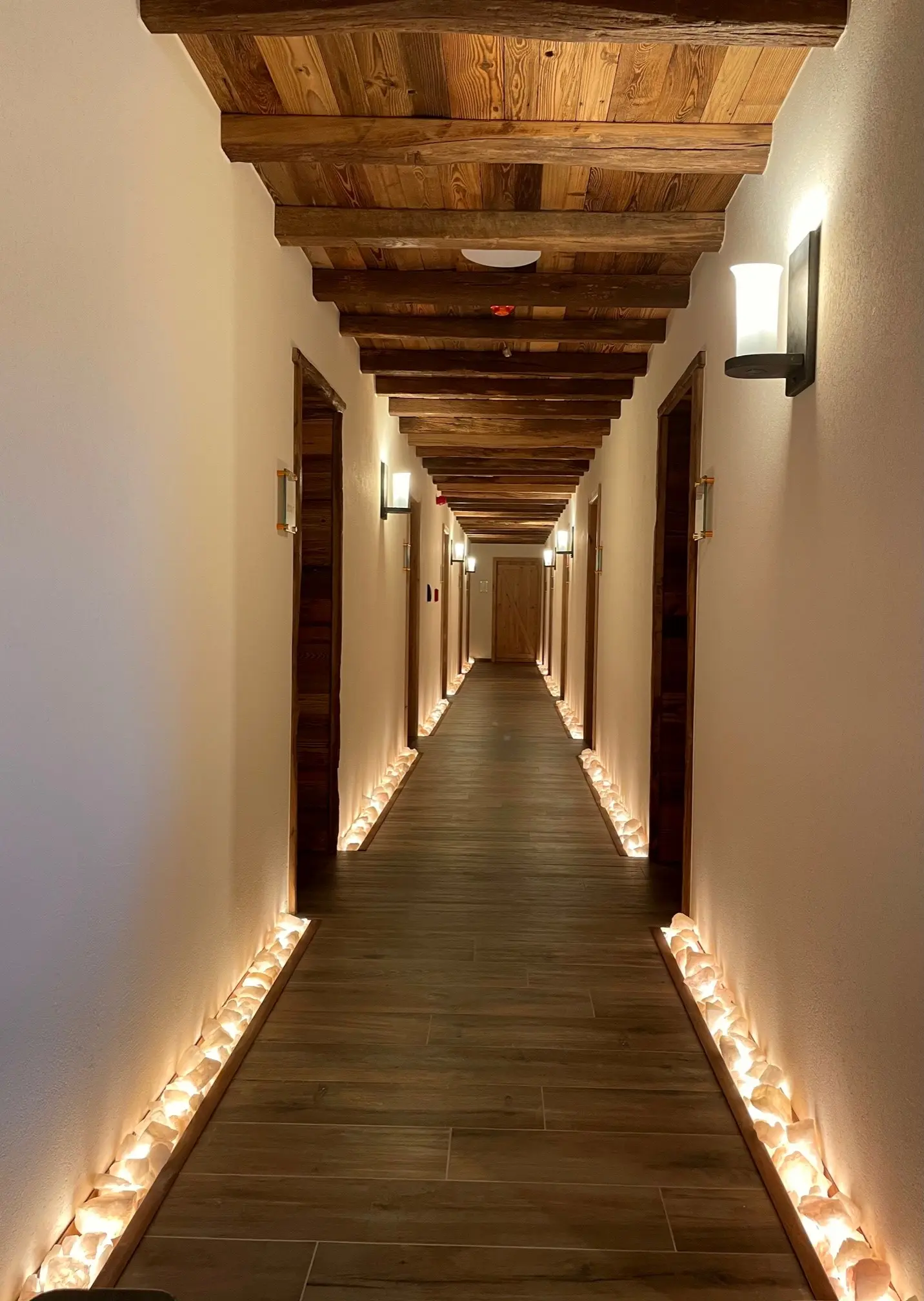 Oude houten balken in huis