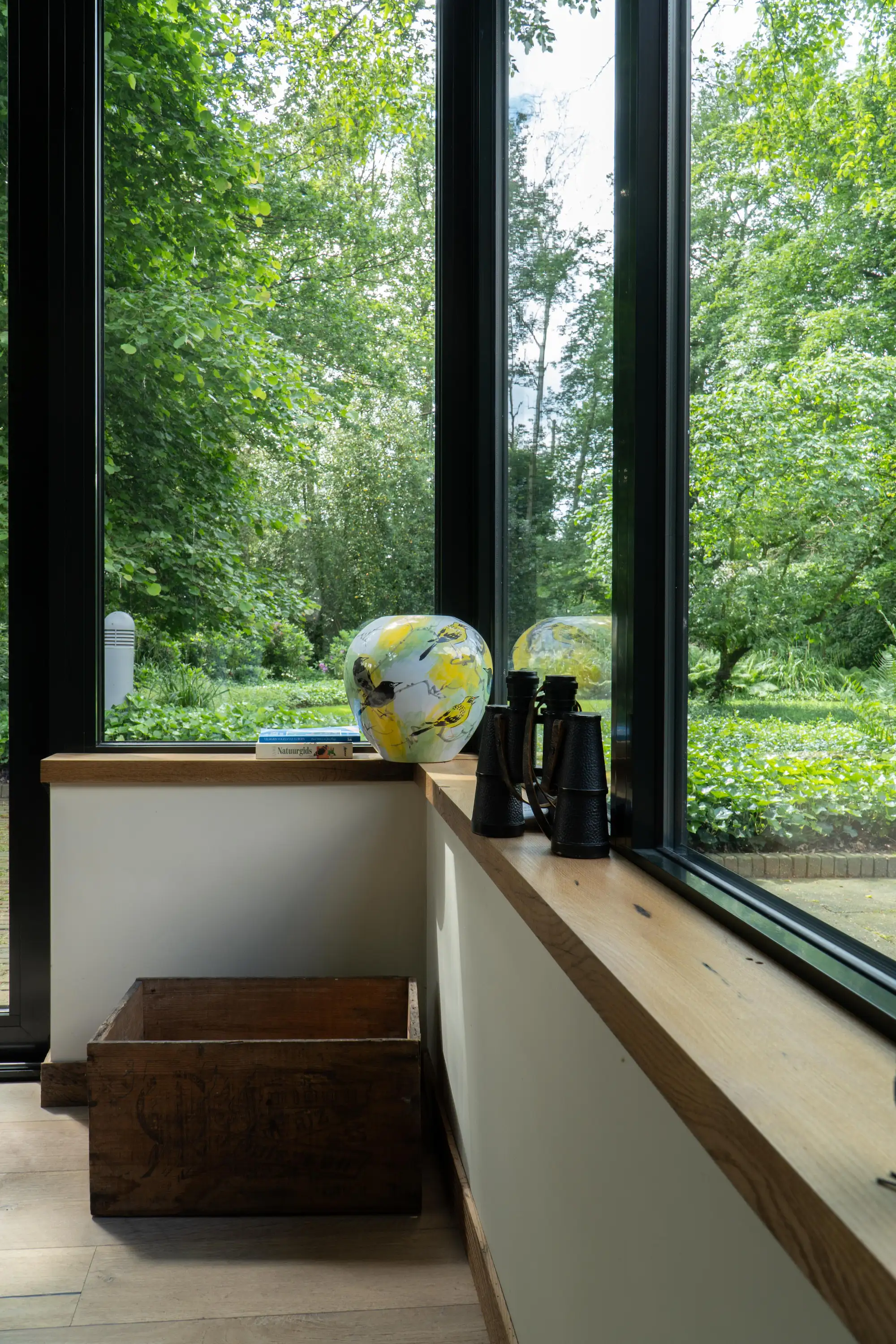 eikenhouten vensterbank