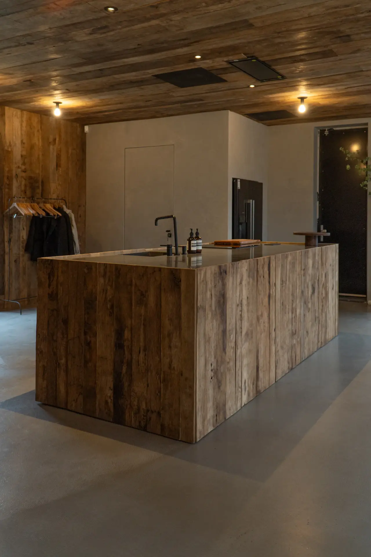 Barnwood wandbekleding