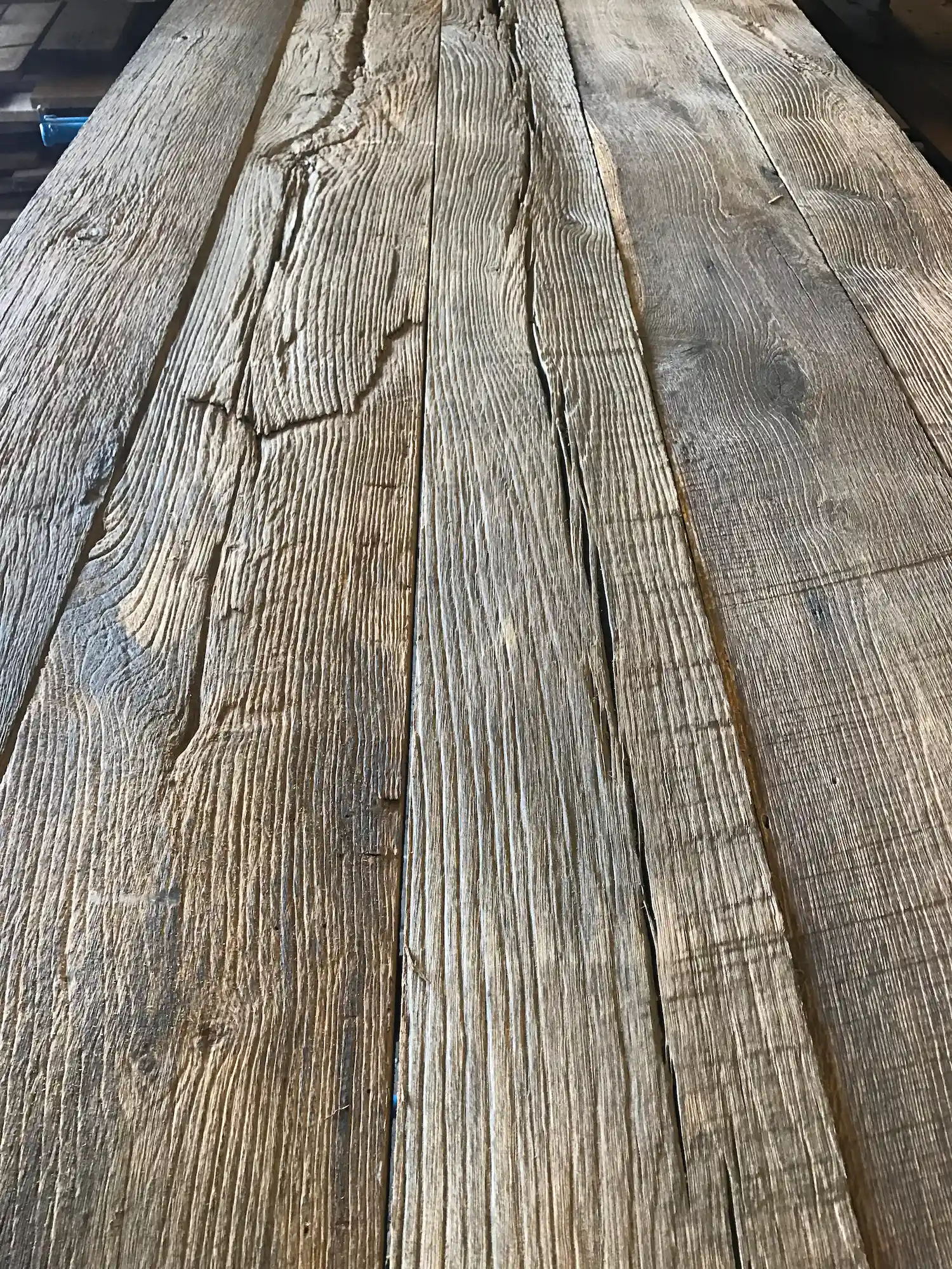 Oude eiken planken