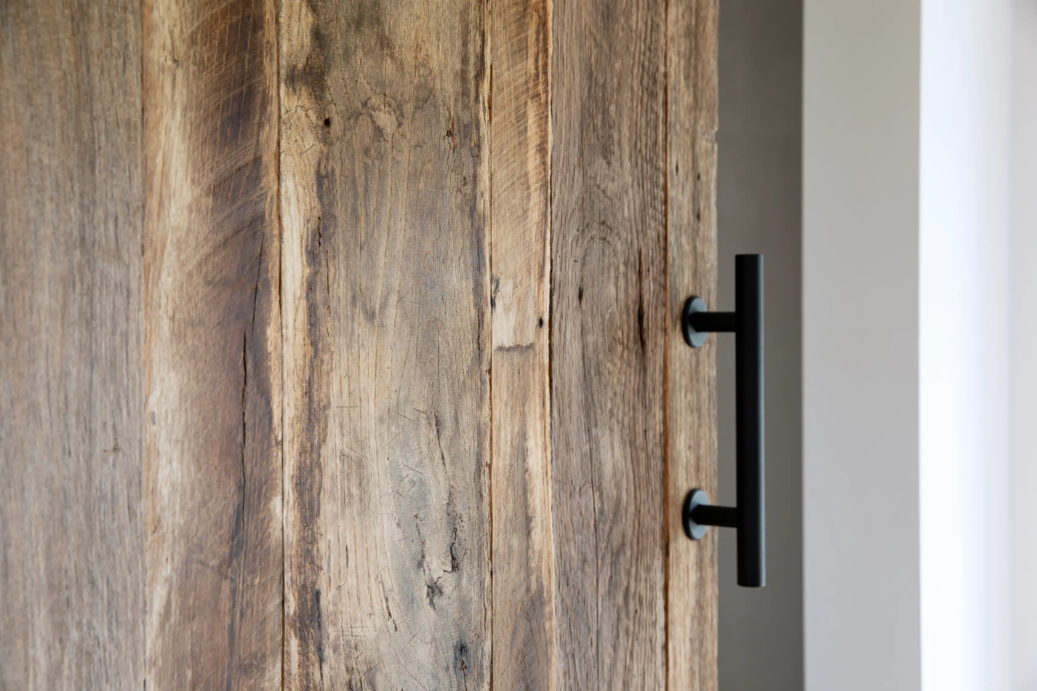 Barndeur schuifdeur oud hout