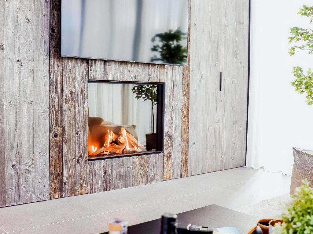 Houten wandbekleding