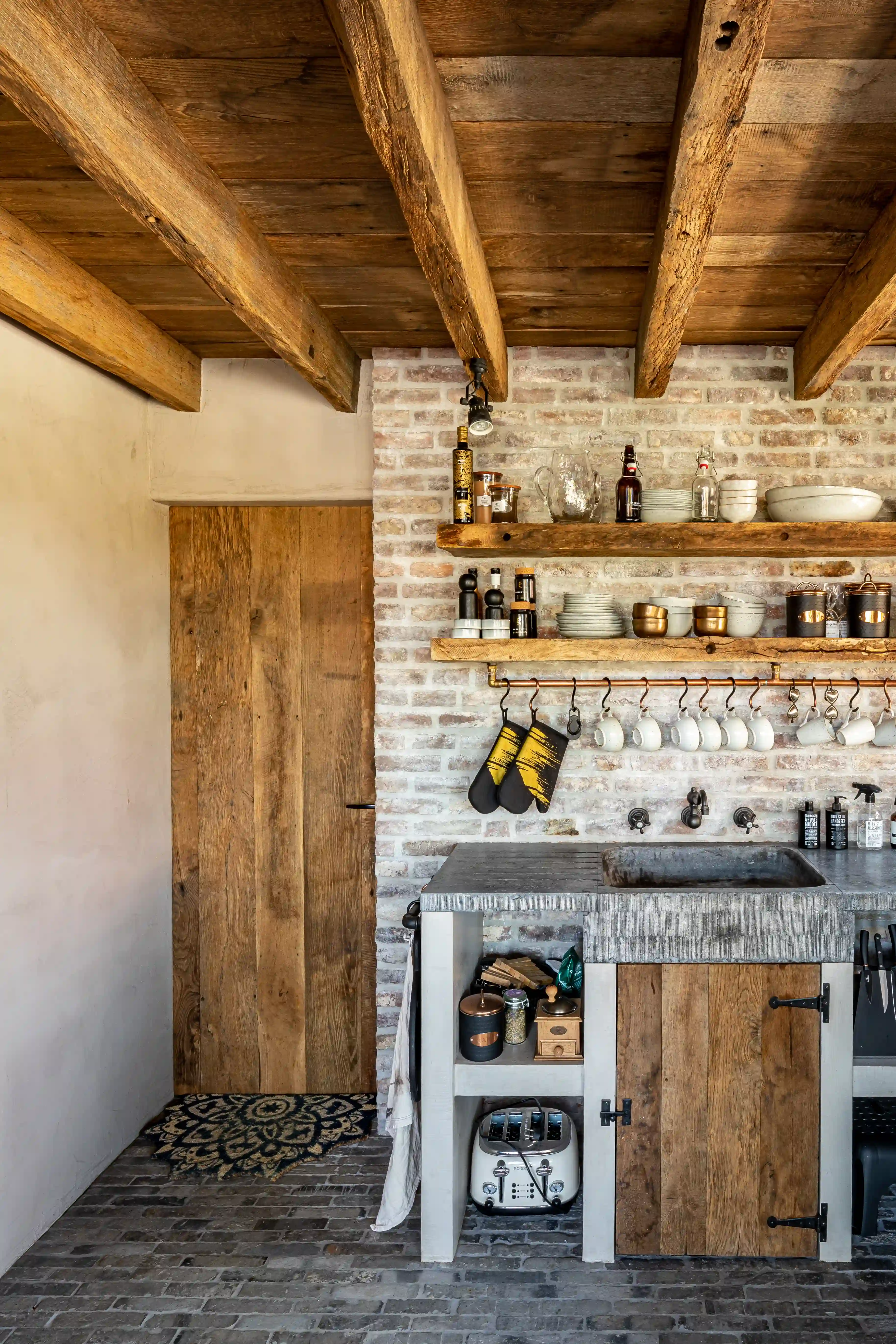 Barnwood deuren van oud hout