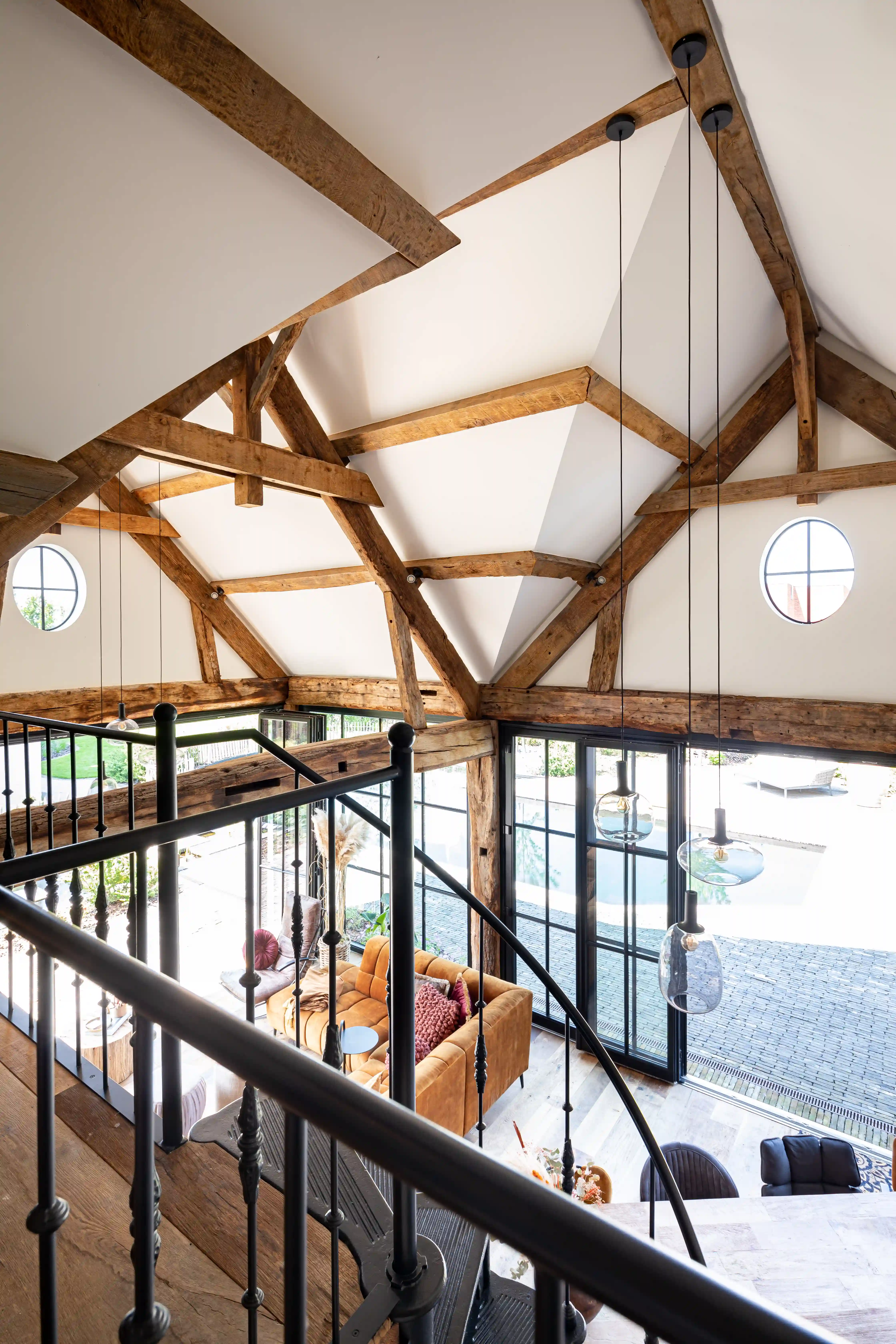 Oud eiken in huis