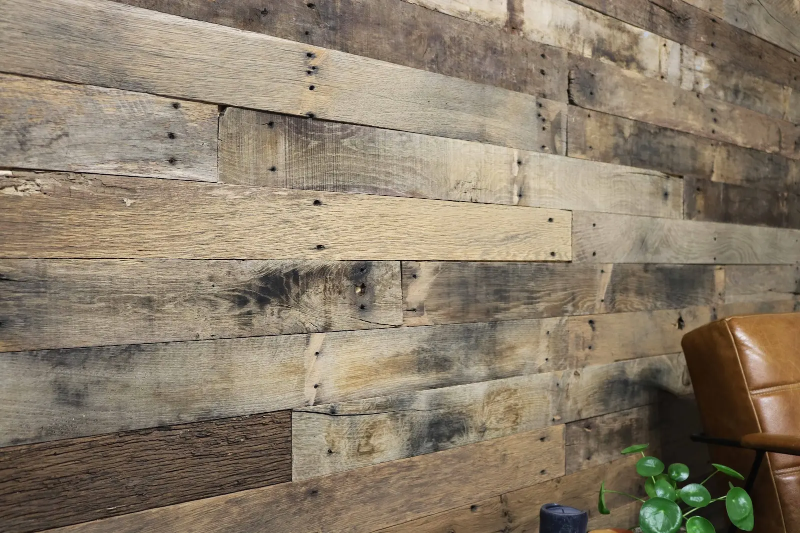 Hout textuur met warme uitstraling