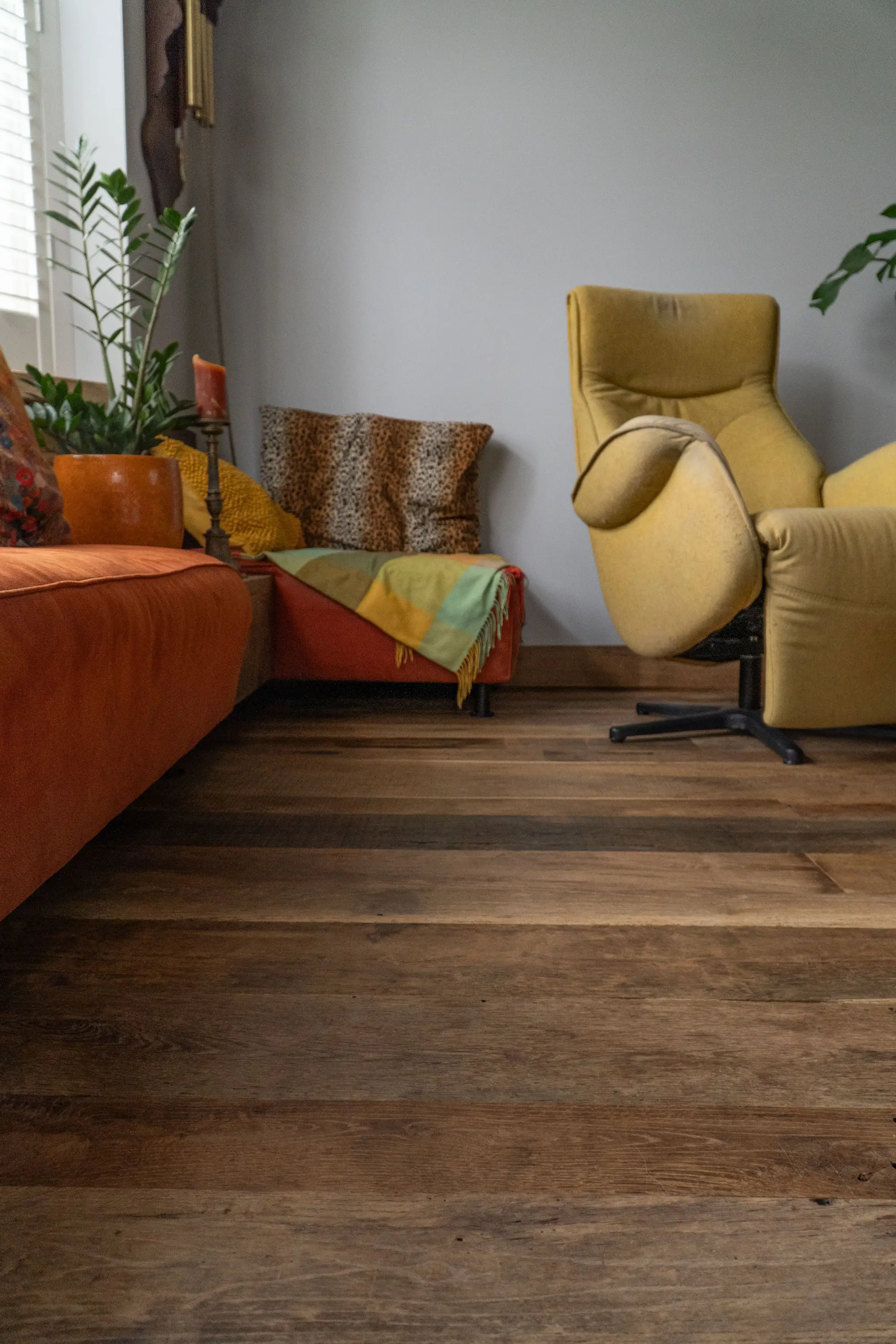 oude eiken vloerdelen van oud hout