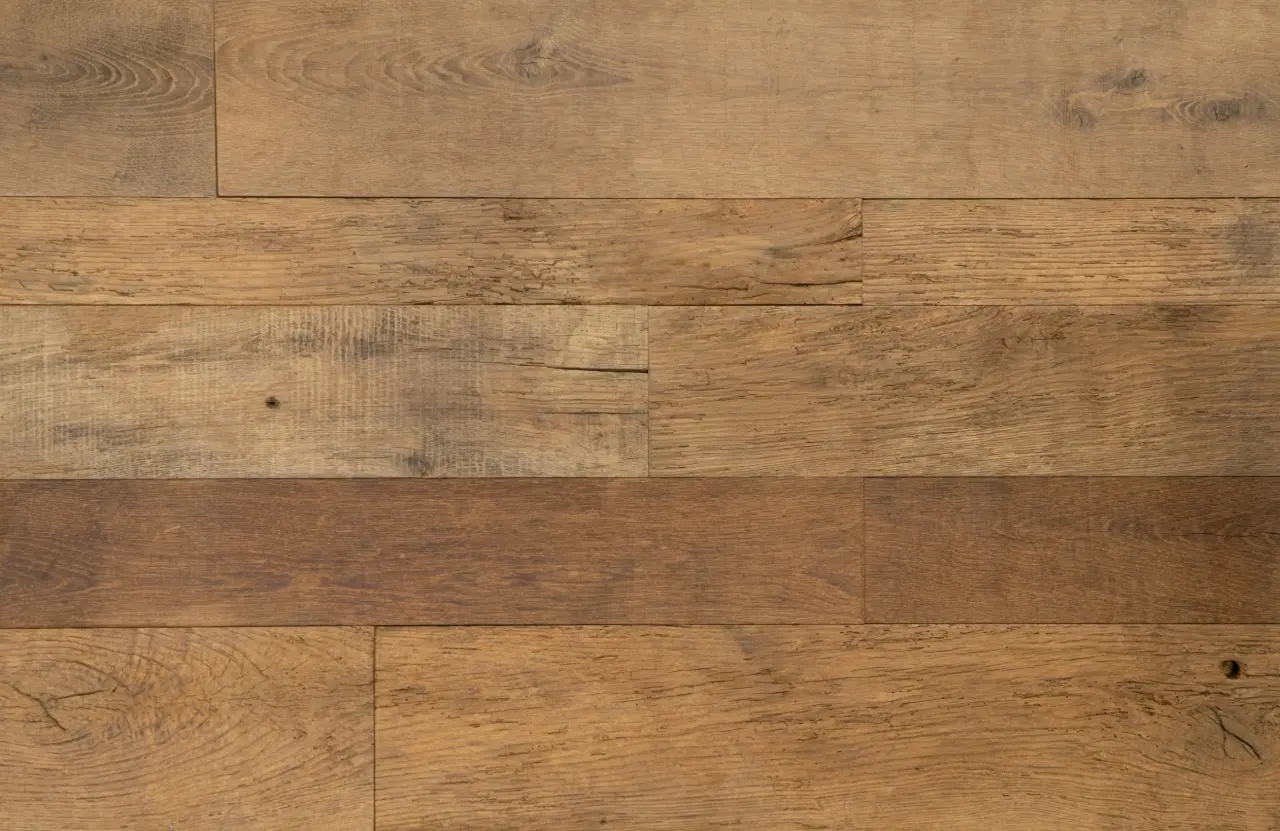 Oude eiken planken van robuust hout