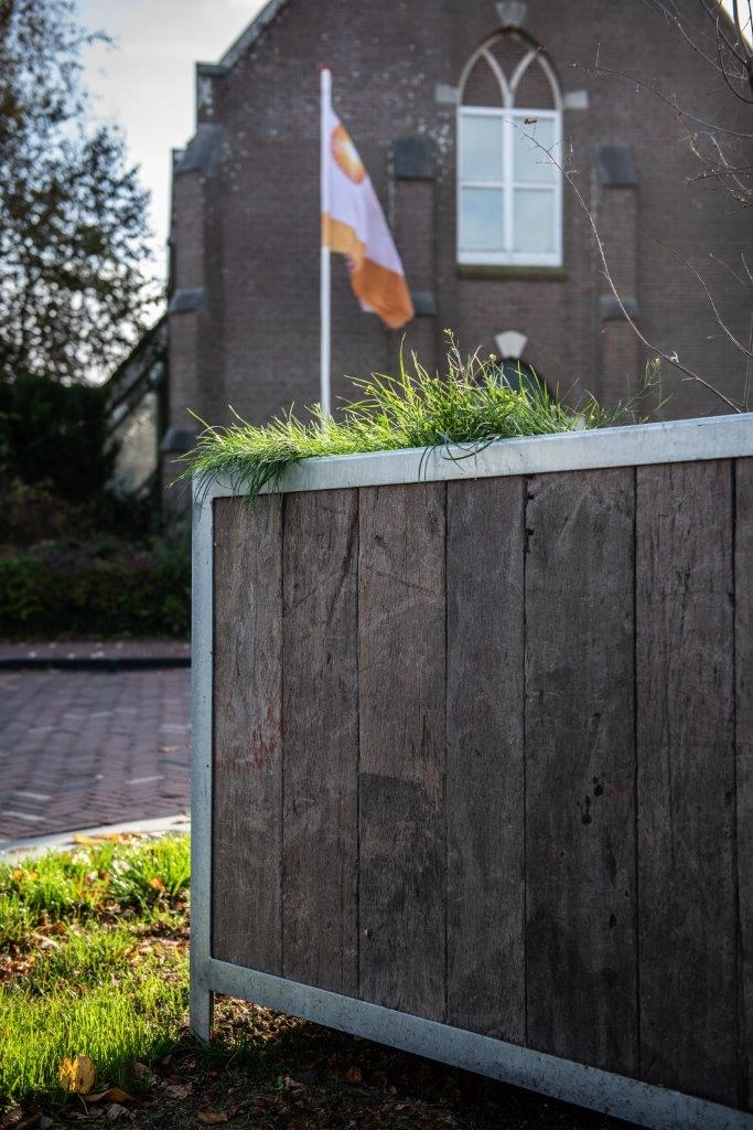 Azobe scheepsplanken als plantenbakken
