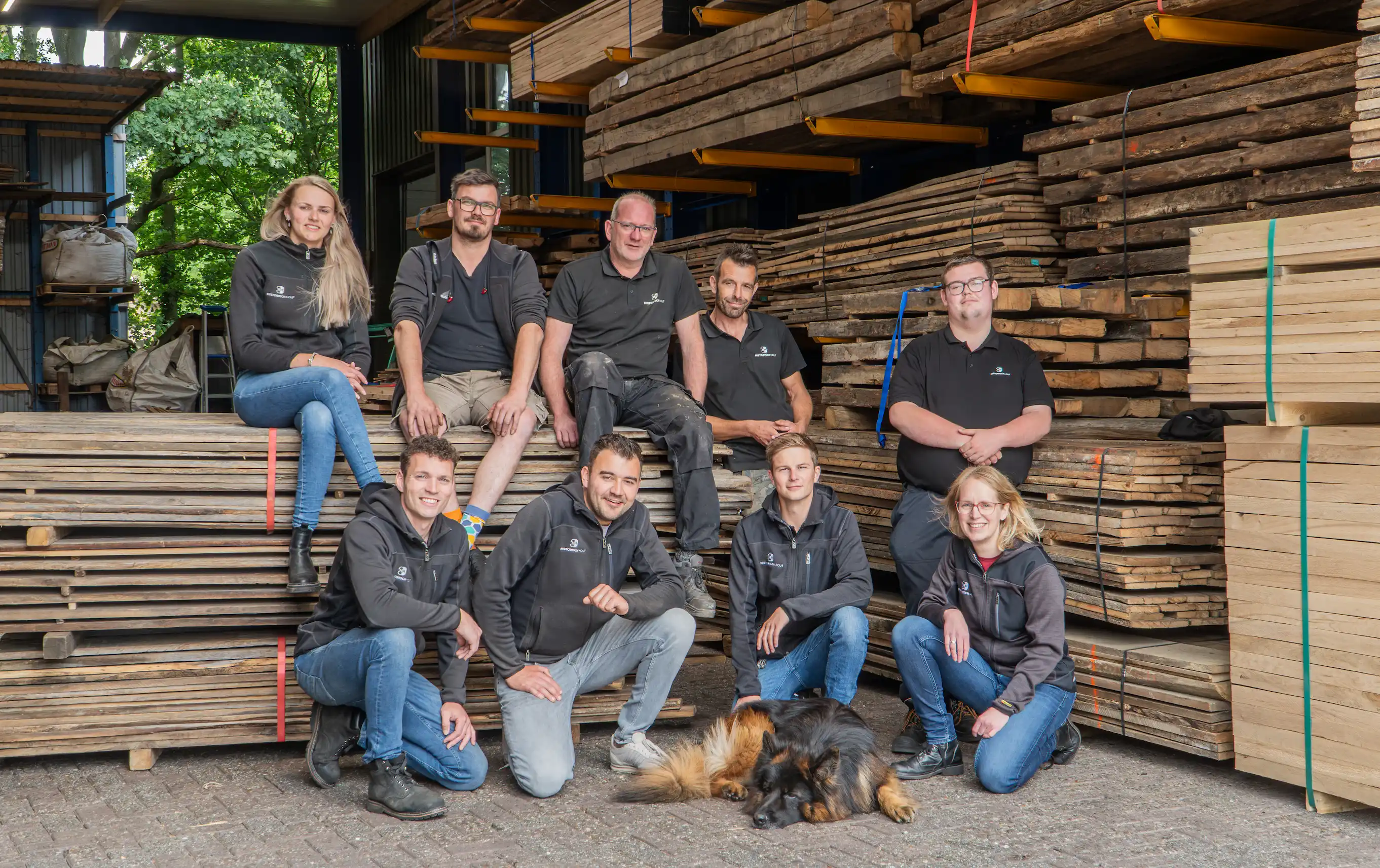Team foto Historisch Hout
